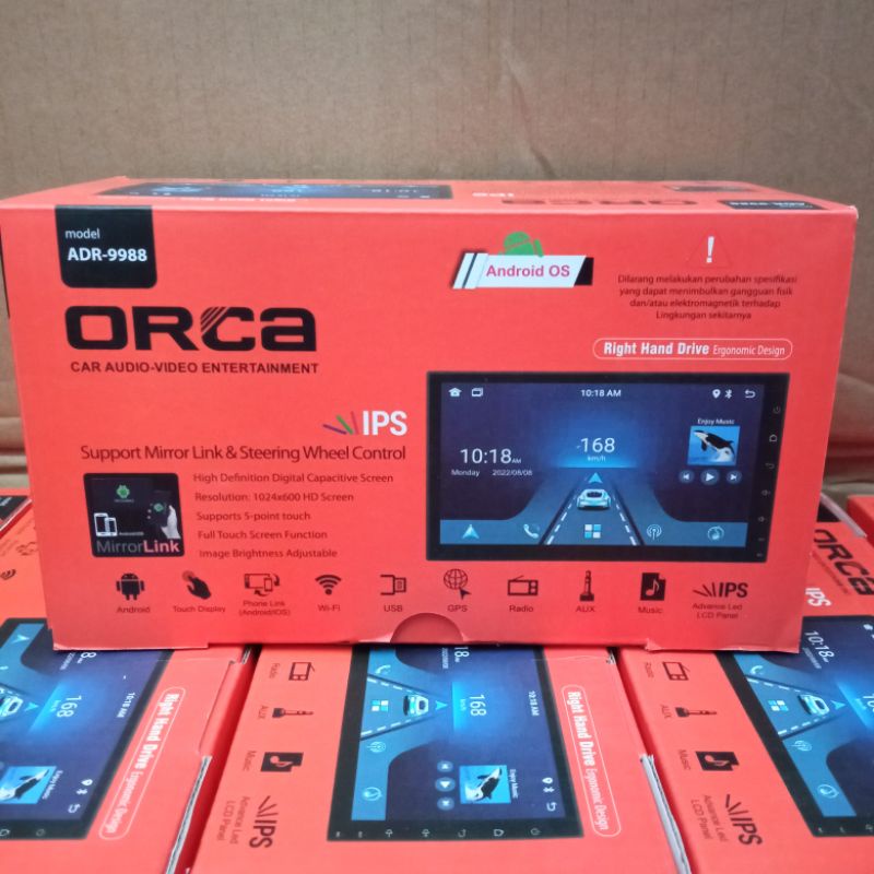Jual Head Unit Android ORCA ADR- 9988 7 Inch Eco Series | Shopee Indonesia