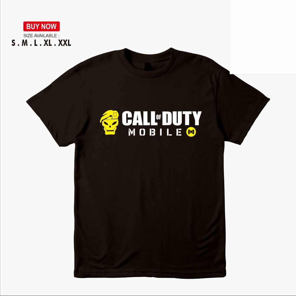Jual Kaos Baju Game Call Of Duty Mobile COD Kaos Game | Shopee Indonesia