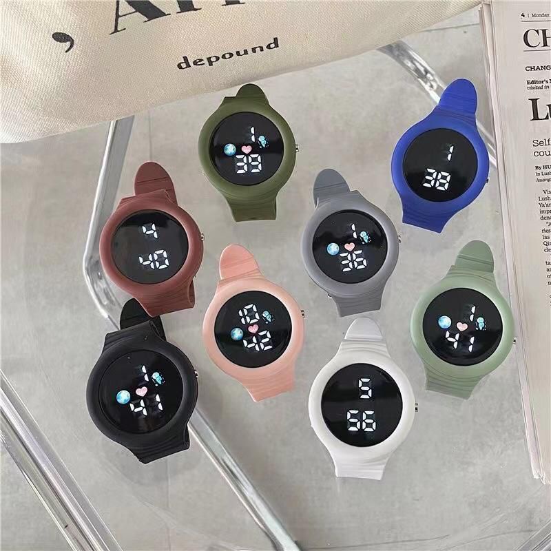 Jual Jam Tangan Wanita Cewek Anak Perempuan Digital LED Anti Air Jumbo