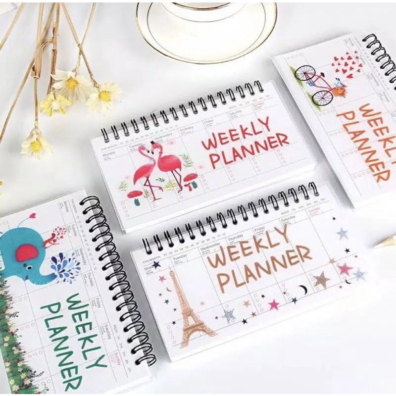Jual EMMALAND || Kalender Weekly Planner Cartoon Weekly Schedule ...