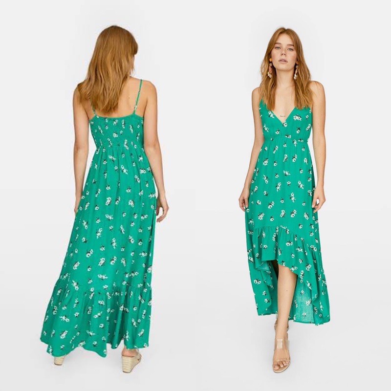 green emerald velvet dress Adrianna Papell Floral Embroidered Maxi Dress with Flutter Sleeves main image 1