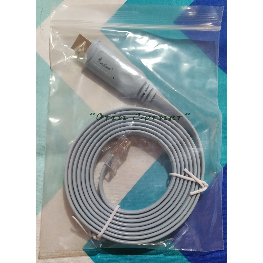 Jual Kabel Konsol Console Cisco Router FTDI USB RJ45 RS232 Serial ...