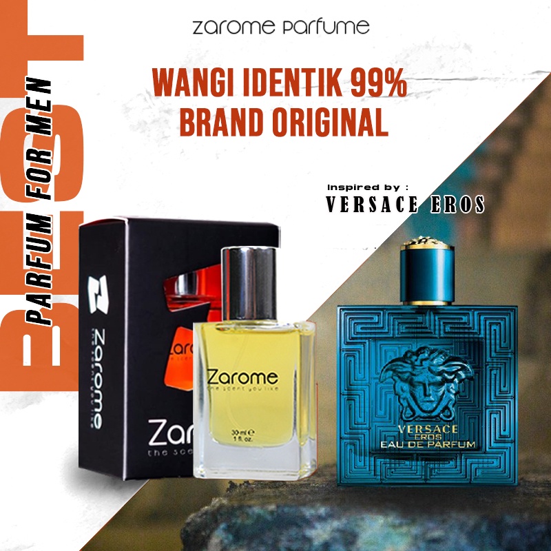 Jual Parfum Versace Eros By Zarome Original Farfum Pria Tahan Lama 99 Identik Wangi Dan 2517