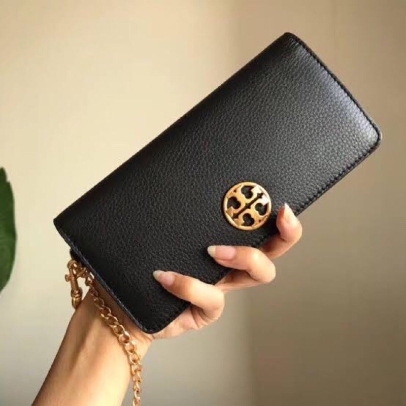 Jual TORY BURCH Chelsea Wristlet Clutch Wallet original authentic