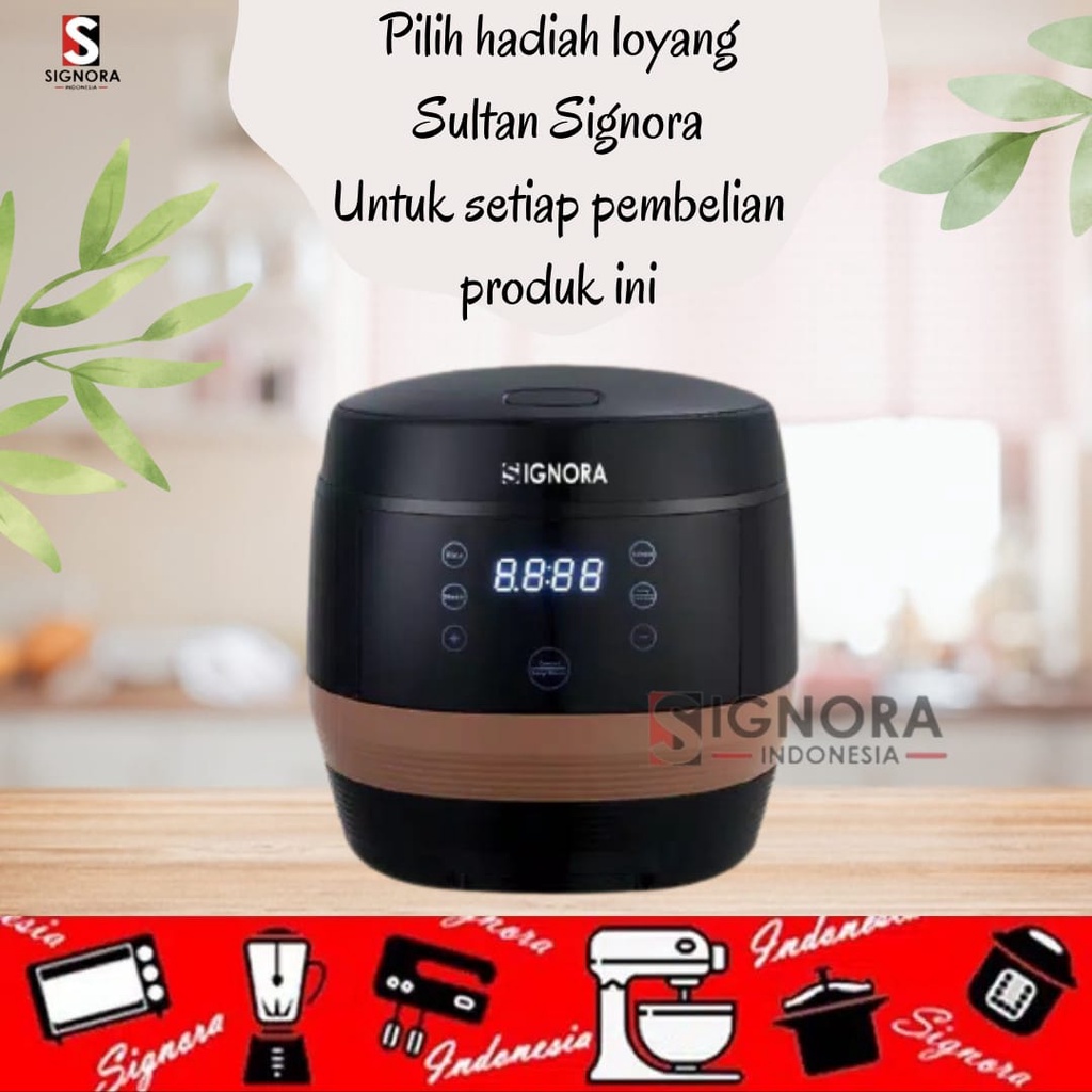 Jual LOW CARBO RICE COOKER SIGNORA 3Lt Plus Hadiah Cantik!! | Shopee ...