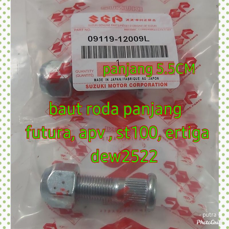 Jual Hub Bolt Long Baut Roda Panjang Carry Extra St Futura Apv