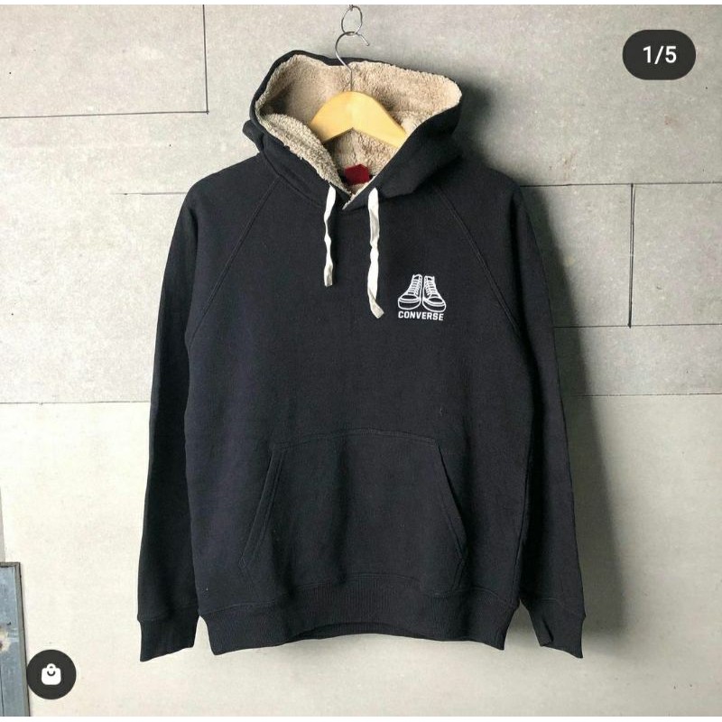 Converse sherpa hoodie hot sale