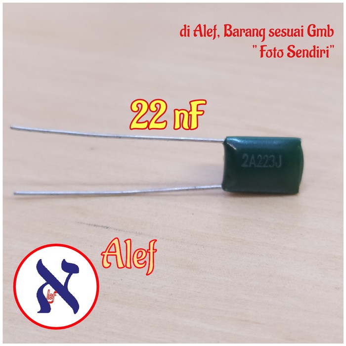 Jual Pcs Kapasitor Milar Nf Capasitor Mylar Uf Capacitor V Shopee Indonesia