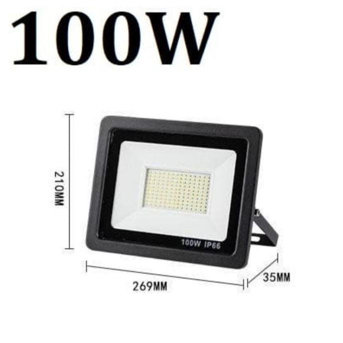 Jual Lampu Sorot 100watt LED Lampu Tembak Slim ECO 100w Outdoor ...