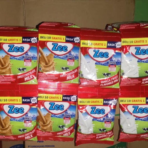 Jual Susu Zee Renceng Isi 10sachet Kemasan Baru Shopee Indonesia