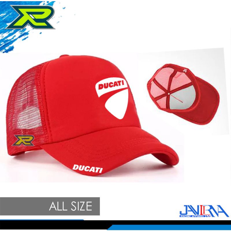 Jual Topi Trucker Topi Racing Snapback Jaring Ducati Motogp | Shopee ...