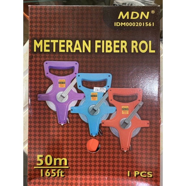 Jual meteran fiber roll measuring tape 50m | Shopee Indonesia