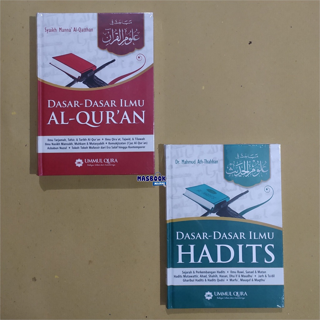 Jual Paket Buku Dasar Dasar Ilmu Al Quran Dasar Dasar Ilmu Hadits