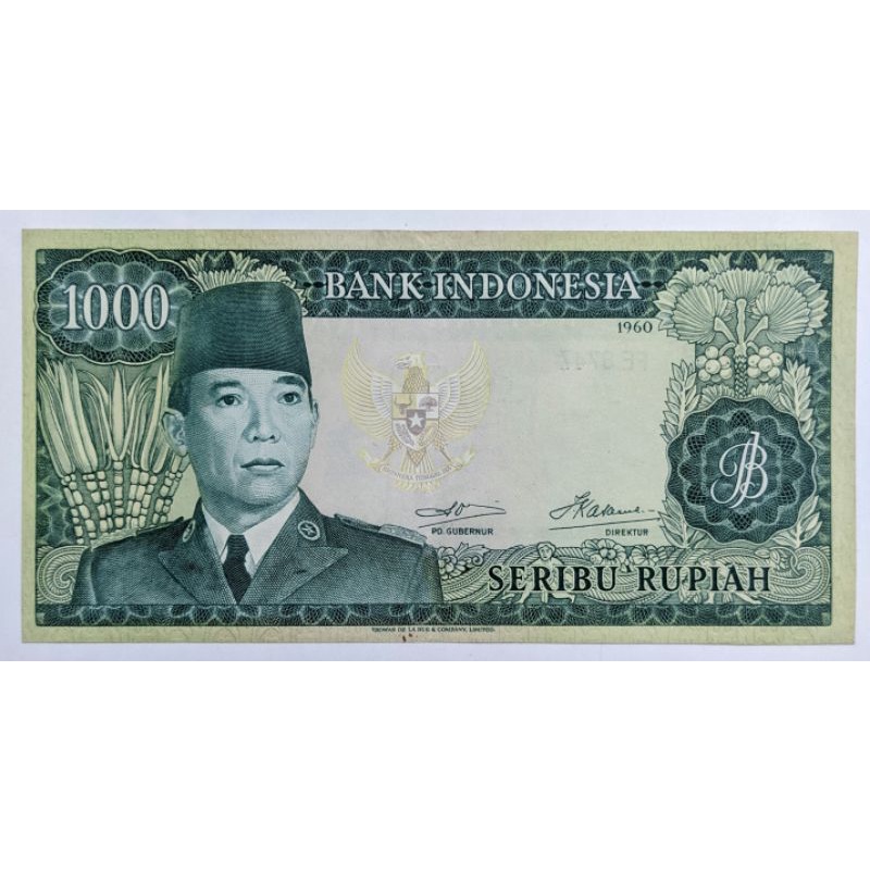 Jual Uang Kuno Seri Soekarno 1000 Rupiah Tahun 1960 Tdlr Shopee Indonesia