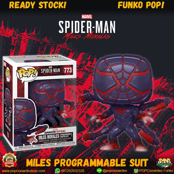 Jual FUNKO POP! MARVEL - SPIDER-MAN - MILES MORALES PROGRAMMABLE SUIT ...