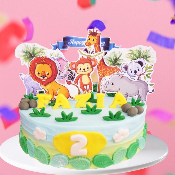 Jual Blackforest Toppers Animal Cake/ Cake Animal/ Custom Cake/ Roti ...