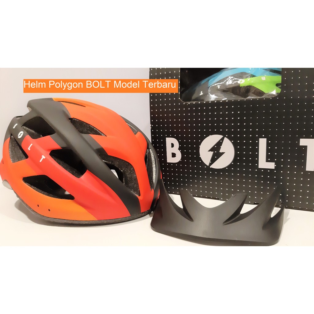 Jual HELM SEPEDA POLYGON BOLT UNTUK MTB ROADBIKE SEPEDA GUNUNG BICYCLE HELMET Shopee Indonesia