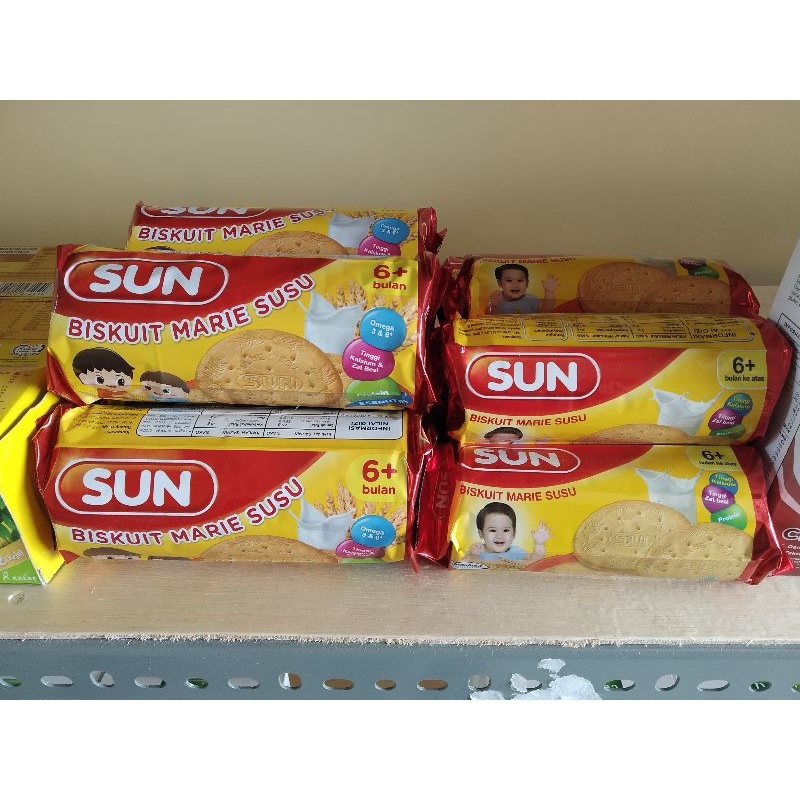 Jual SUN Marie Biscuit 80gr/150gr - Biskuit Marie Susu | Shopee Indonesia