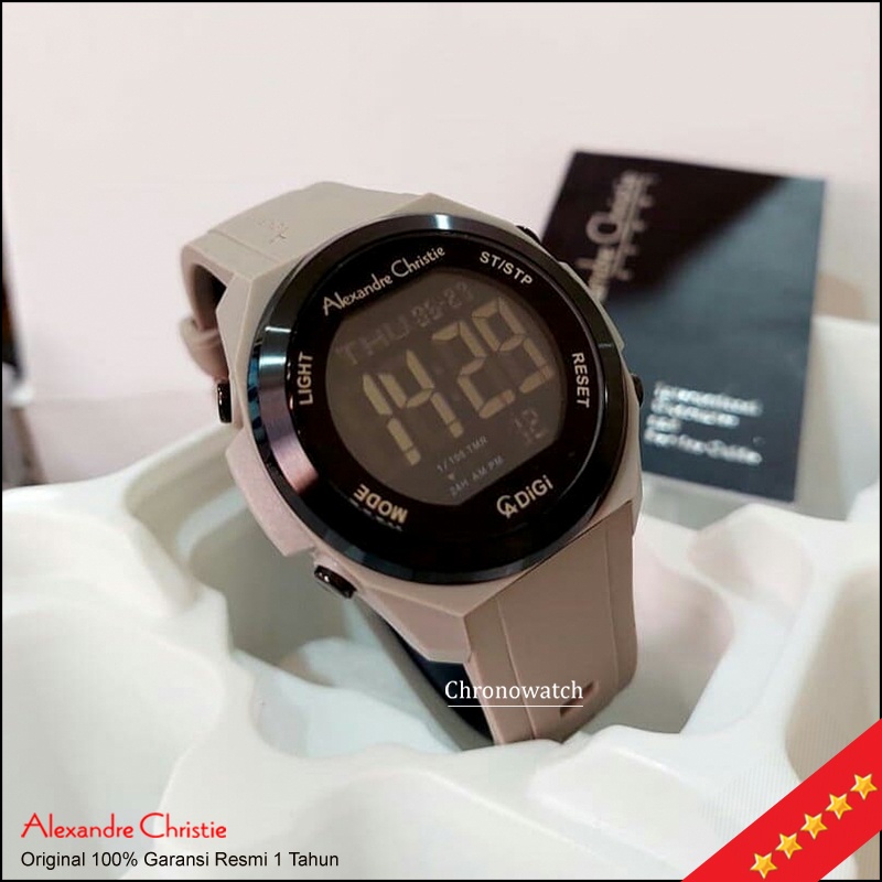 Jual Jam Tangan Ori Alexandre Christie Digital Terbaru AC 9342 Unisex