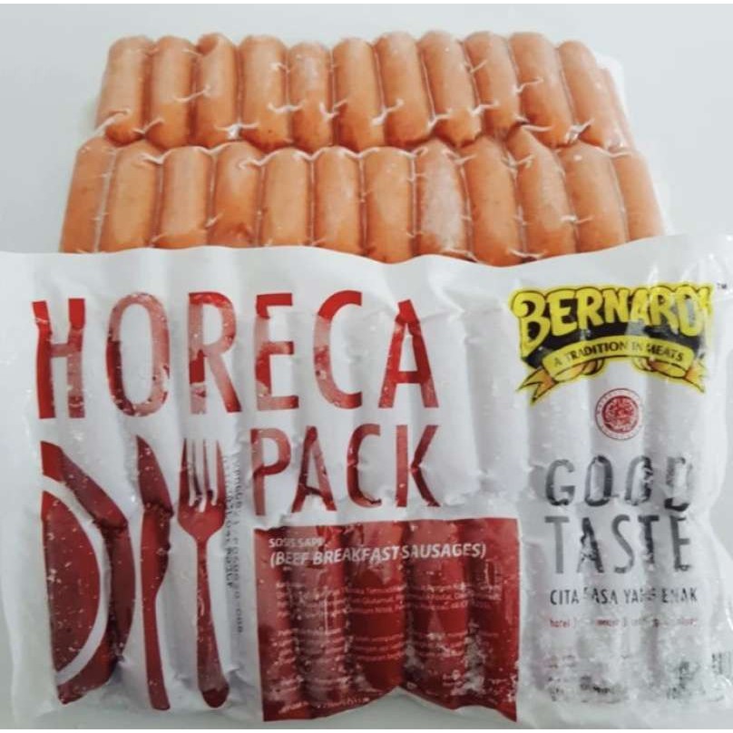 Jual Bernardi Sosis Sapi Horeca Pack 1 Kg Shopee Indonesia