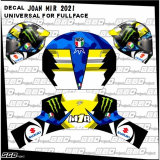 Decal helm 2024 full face