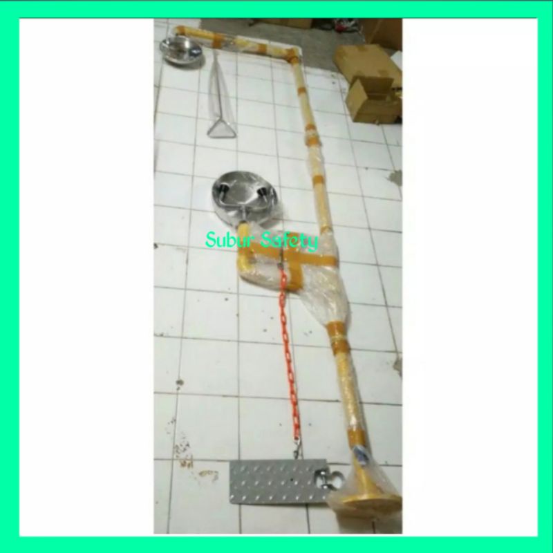 Jual Emergency Eyewash Shower Galvanis / Eyewash Shower Unicare Bahan