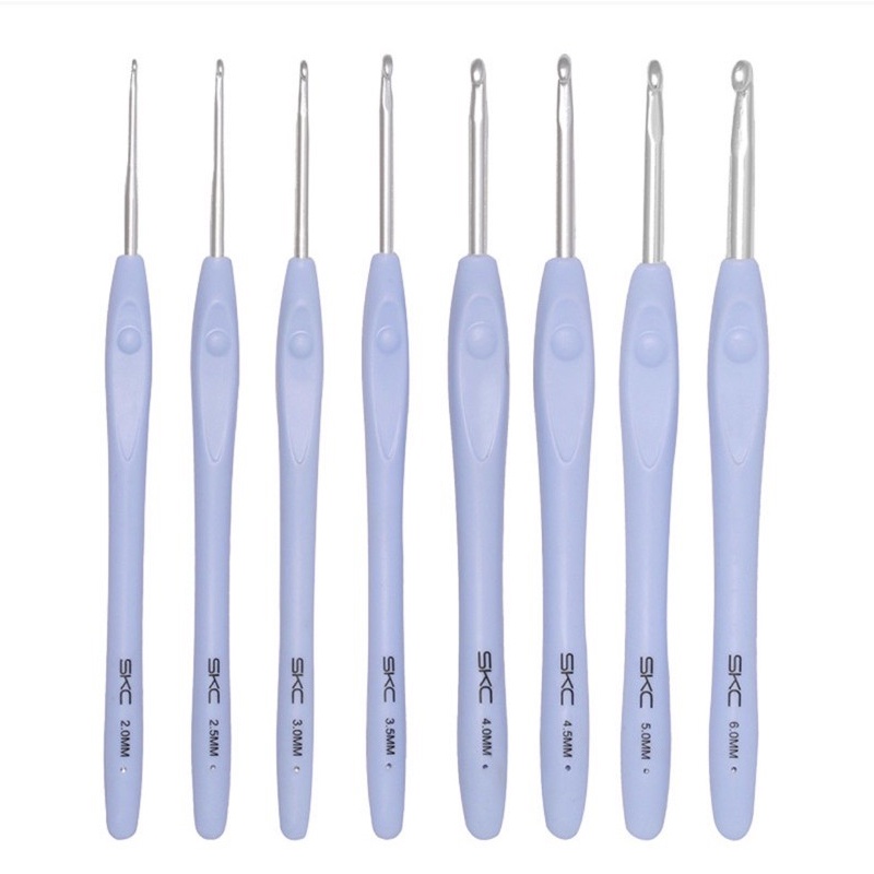 Jual Jarum Rajut Crochet Hook SKC Hakpen Aluminium Satuan | Shopee ...
