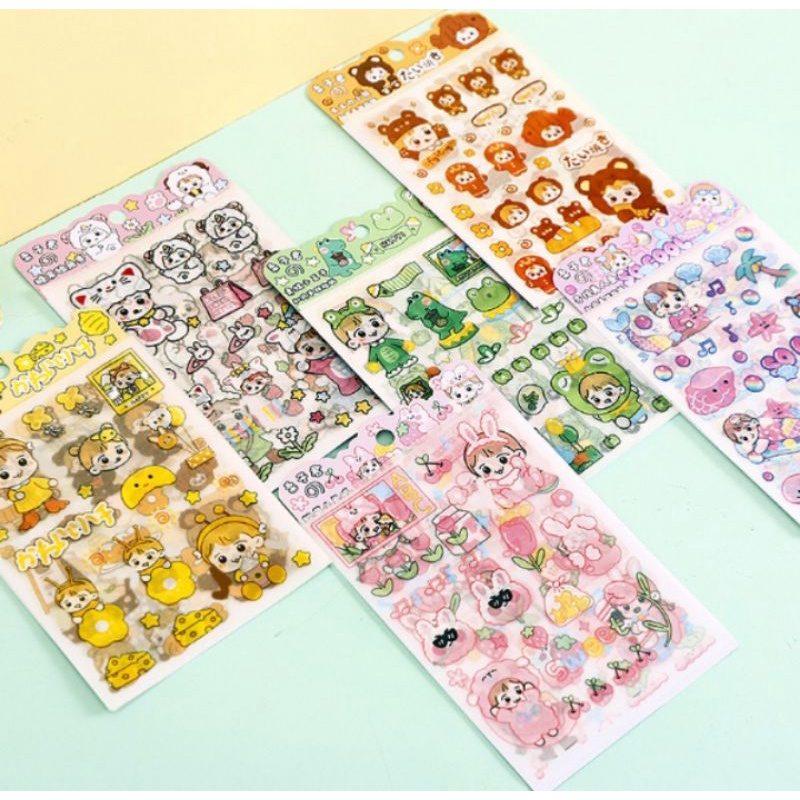 Jual 4 lembar sticker lembar | Shopee Indonesia