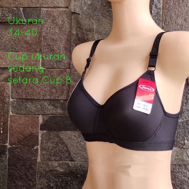 Jual Sorex Bra Silky Soft Busa Tipis Tanpa Kawat Kait Setara Cup