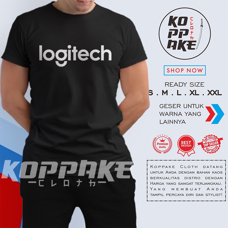 Jual Kaos Logitech Logo Baju Game | Shopee Indonesia