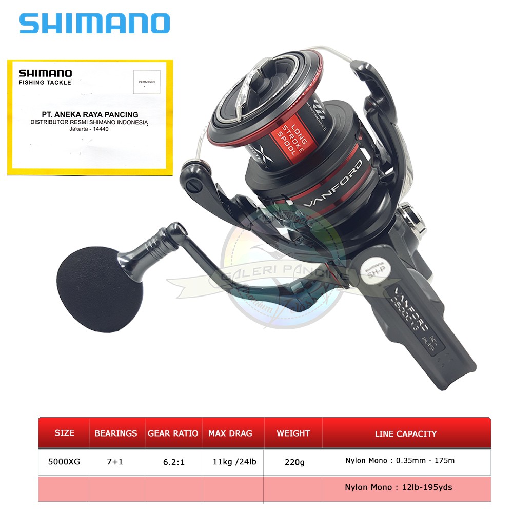 Reel Pancing Shimano Vanford C 5000XG 2020