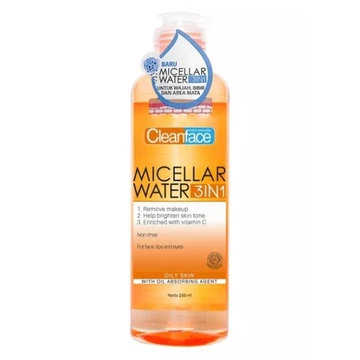 OliveShop Cleanface Micellar Water 3in1 Clean Face Normal Oily Skin 100ml 250ml