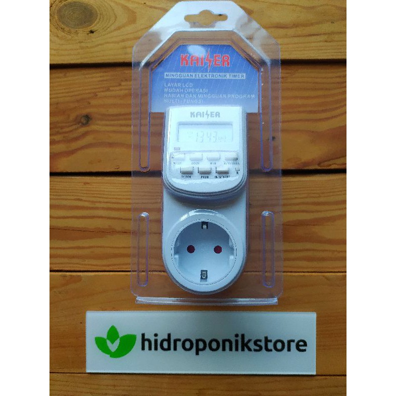Jual Stop Kontak Digital Timer Switch Otomatis Untuk Pompa Hidroponik ...