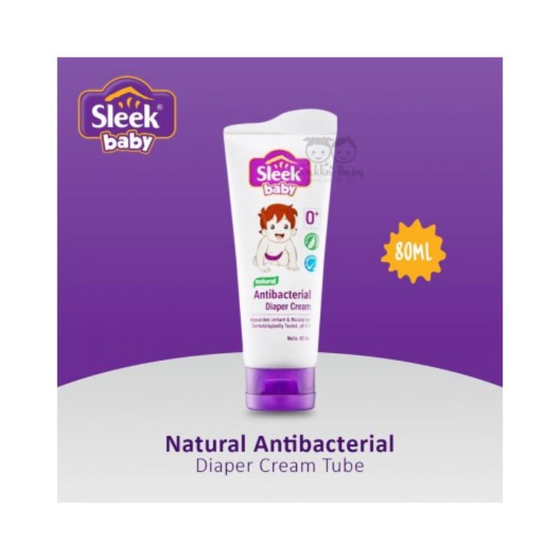 Jual 100 ORIGINAL SLEEK BABY NATURAL ANTIBACTERIAL DIAPER CREAM UNTUK