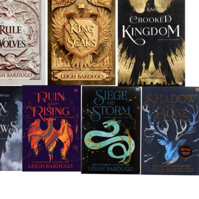 Jual SALE Novel Six of Crows , Crooked Kingdom Ruin Rising Shadow And ...