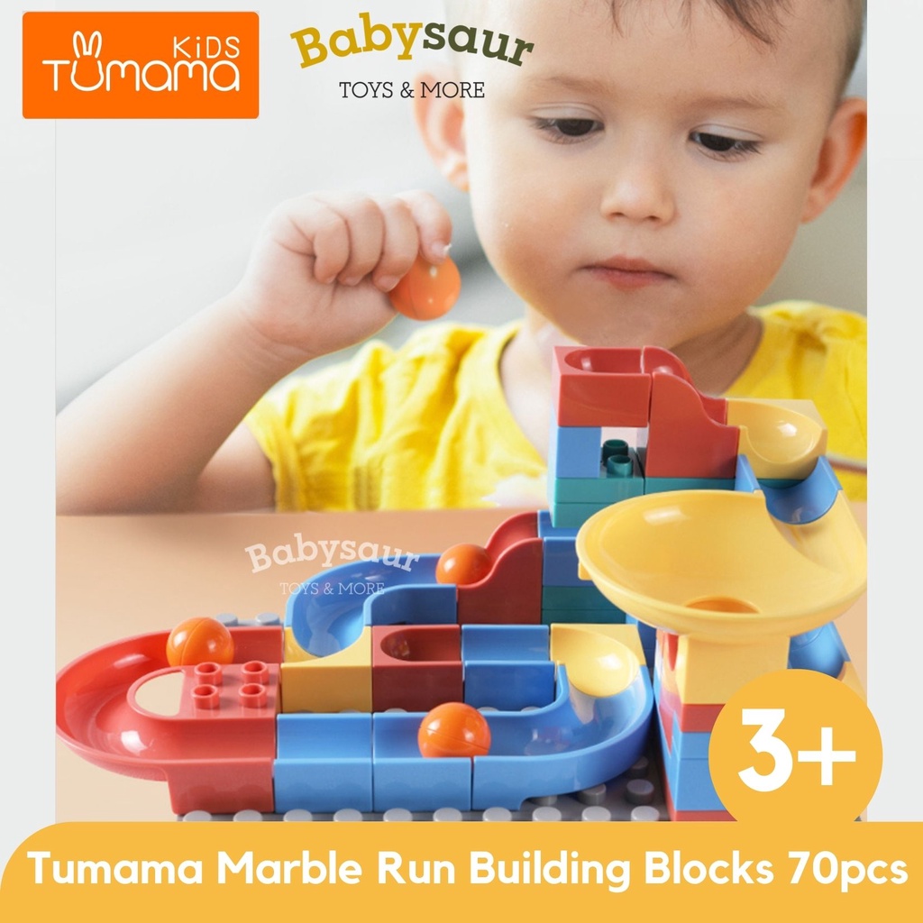 Jual TUMAMA Marble Brick Run Race Building Block Brick Slide
