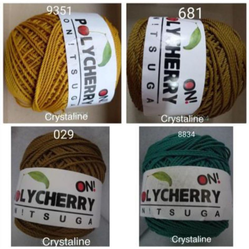 Jual Benang rajut Polycherry onitsuga | Shopee Indonesia