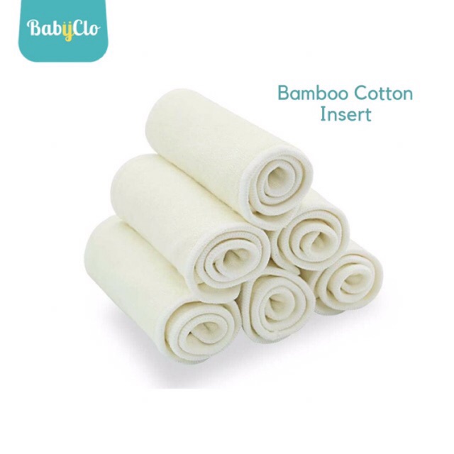 Jual INSERT (1 PCS) BAMBOO COTTON, HEMP COTTON, BAMBOO CHARCOAL ...