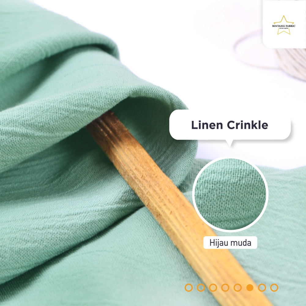 Jual Bahan Kain Linen Crinkle 0.5 Meter | Shopee Indonesia