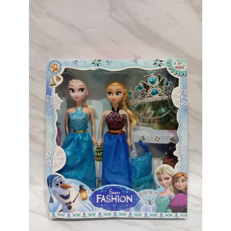 Jual MAINAN ANAK PEREMPUAN BONEKA FROZEN ELSA ANNA AKSESORIES MAHKOTA ...