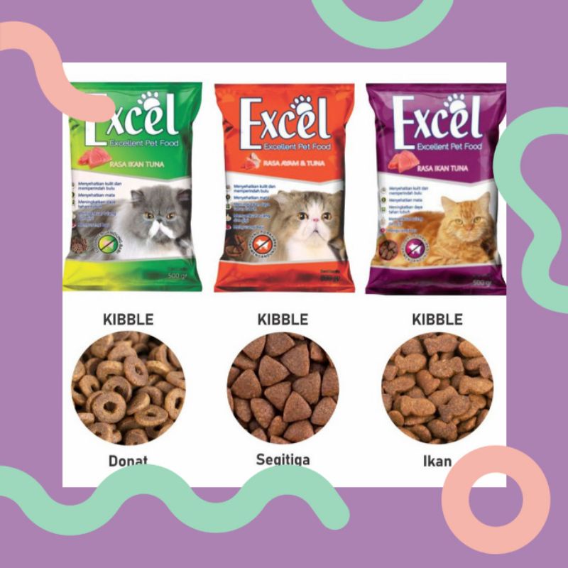 Jual Excel Makanan Kucing Freshpack 500gr | Shopee Indonesia