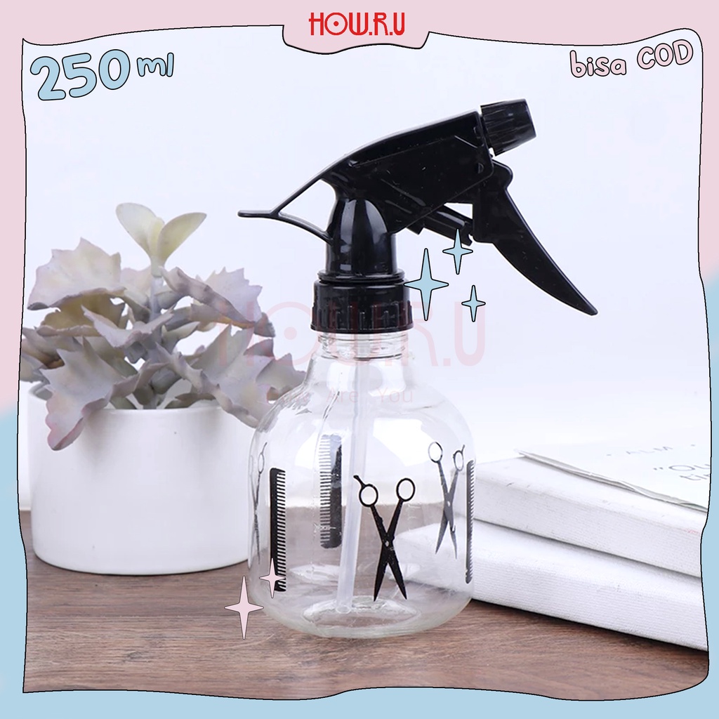 Jual HOW.R.U | 250ml - Botol Spray Barber Multifungsi untuk disinfektan ...