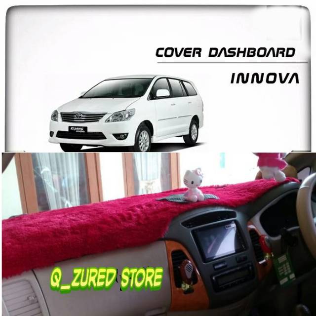 Jual Cover Dashboard Mobil Innova 2004 2015 (Bulu Rasfur) Shopee
