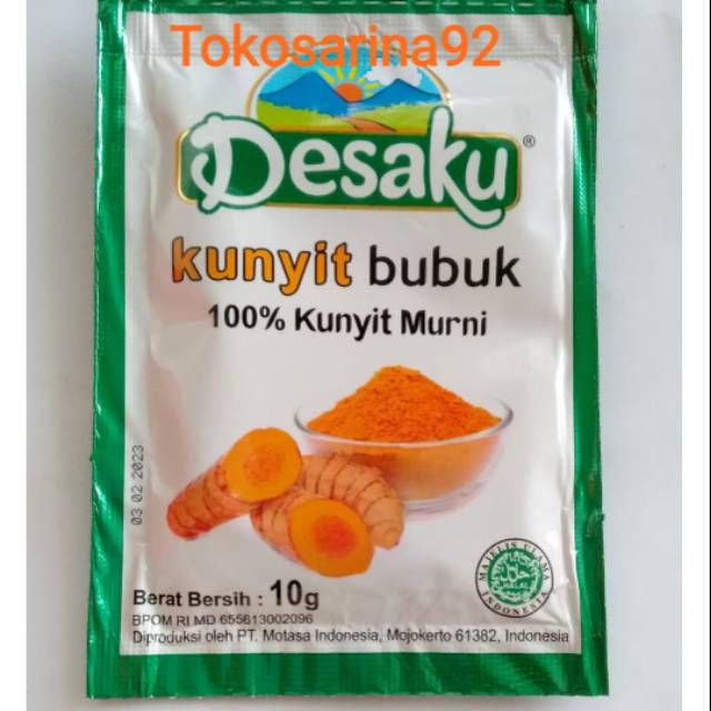 Jual Desaku Kunyit Bubuk Sachet Shopee Indonesia 5767