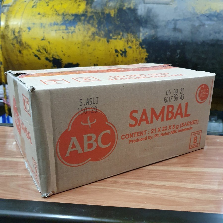 Jual Saos Sambal Abc Asli Sachet 1 Dus Karton Isi 21 Pak X 22 Sachet