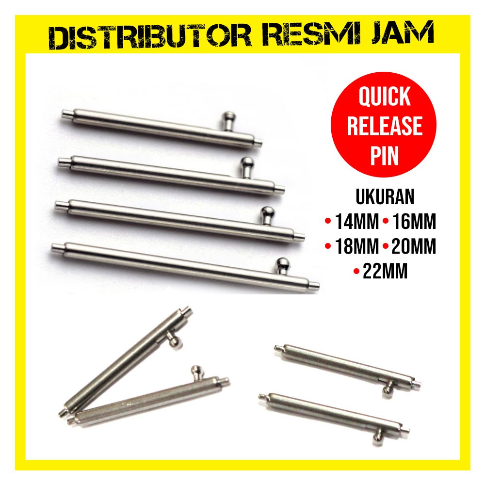 Jual READY ! Quick Release Pin Spring Bar watch strap tali ukuran 14mm ...