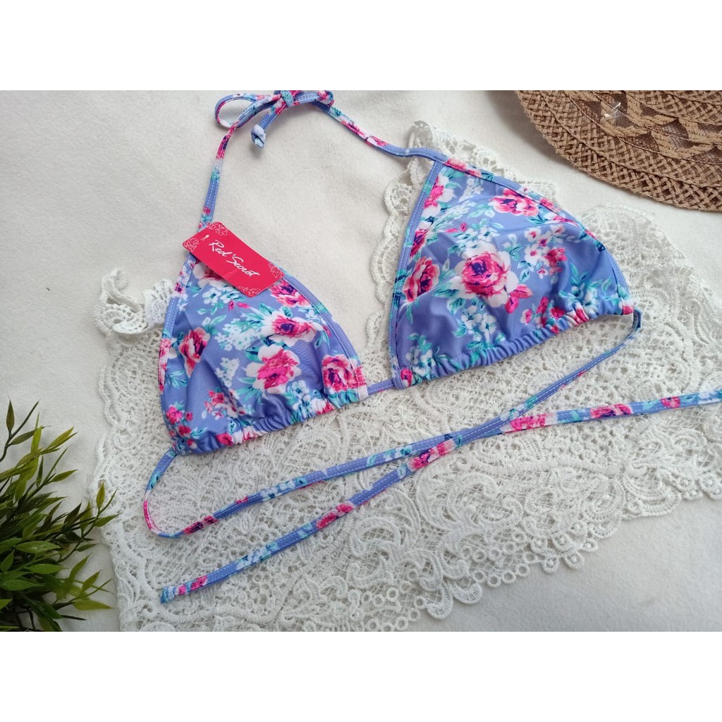 Jual BK 3302 RXO3 BIRU BUNGA - BIKINI SEGITIGA CELANA BOXER | Shopee ...