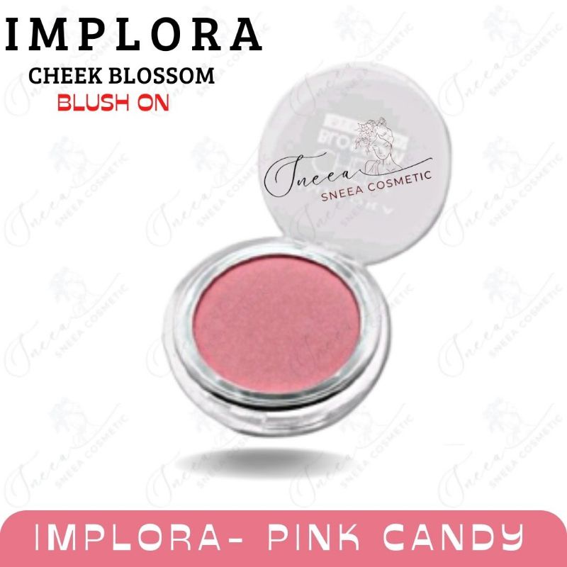 Jual IMPLORA Cheek Blossom Blush On Pink Candy|Dusty Rose|Coral Peach ...