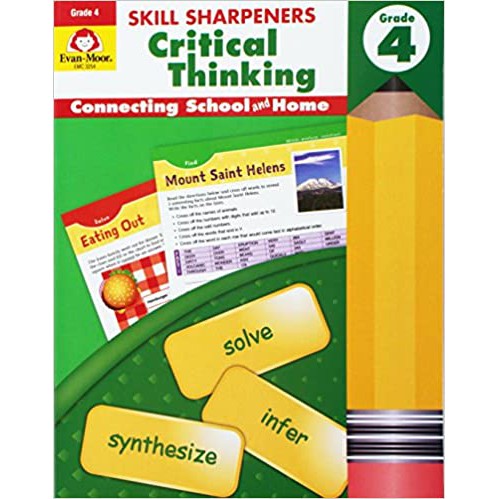 Jual Evan Moore - Skill Sharpeners Critical Thinking, Grade 4 | Shopee ...