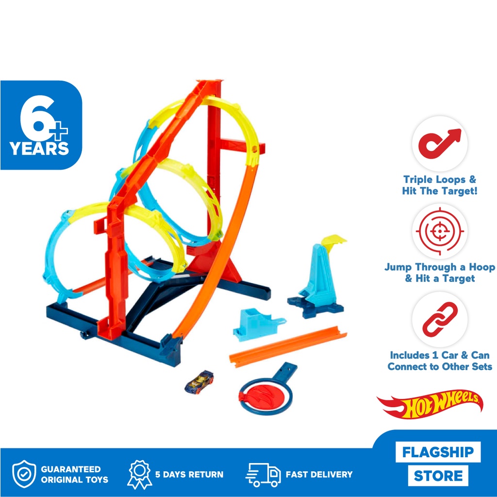 hot wheels corkscrew track